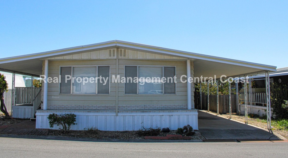 AVAILABLE APRIL - 2 BED, 2 BATH -  Manufactured Home in SLO In Senior Community
