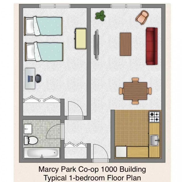 1B1B Full Unit for Only $913 (Great Privacy + free parking) 