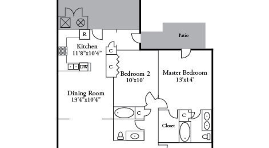 3 Bedroom Home South of Columbia - Fredrick Floorplan
