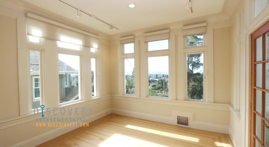 Elegant Traditional Six Bedroom Home with Exceptional SF Bay Views and In Law Unit