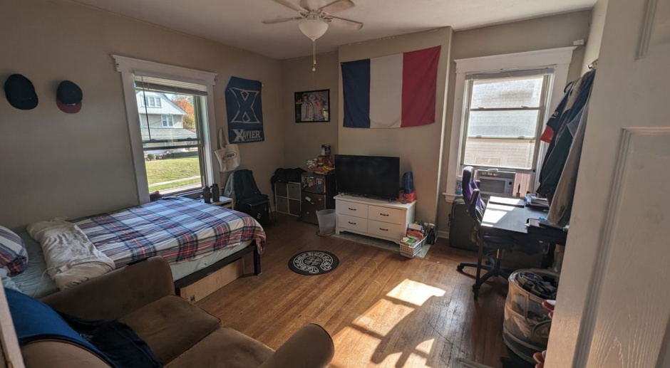 Very Spacious, 7 Bedroom Student Rental with Parking and Large Backyard