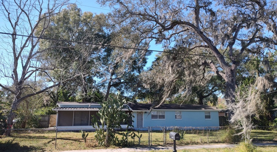 Affordable Centrally located 3 bedroom Fully fenced in yard home in Tampa