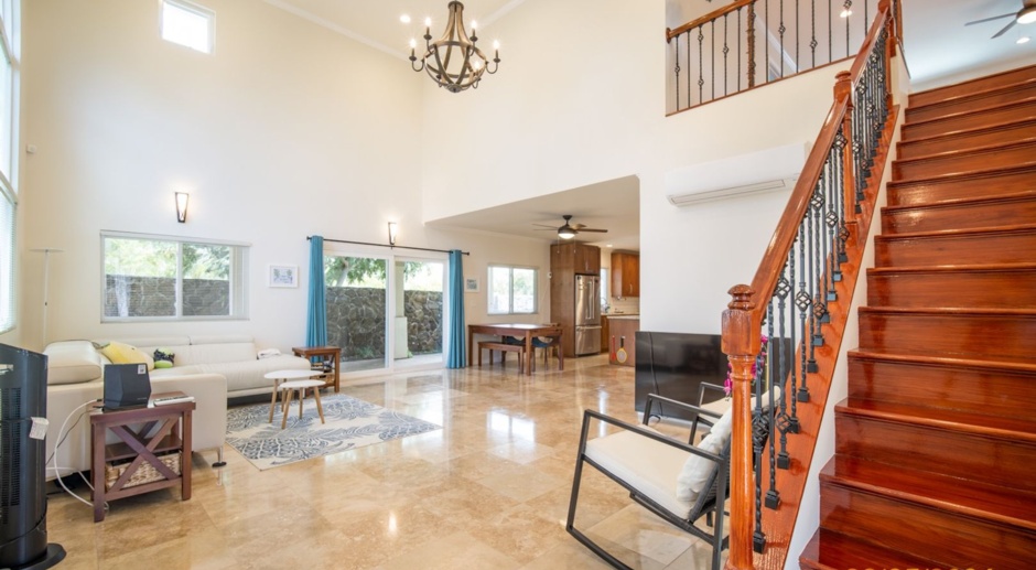 PARTIALLY FURNISHED LUXURY 4BR 3.5BA HOUSE IN KAHALA