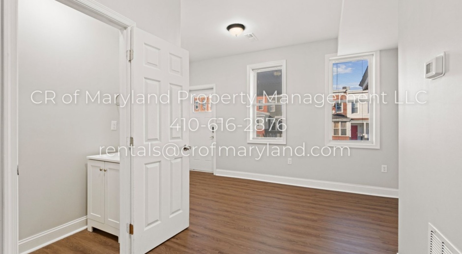 Charming 2BD, 1.5 Bath House in Easterwood, Baltimore, MD. Accepting Waitlist Applications Only.