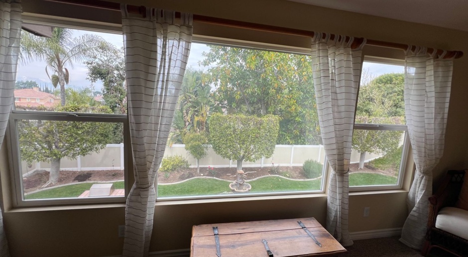 Gorgeous and spacious 5 bedroom FURNISHED home in Canyon Crest for rent!