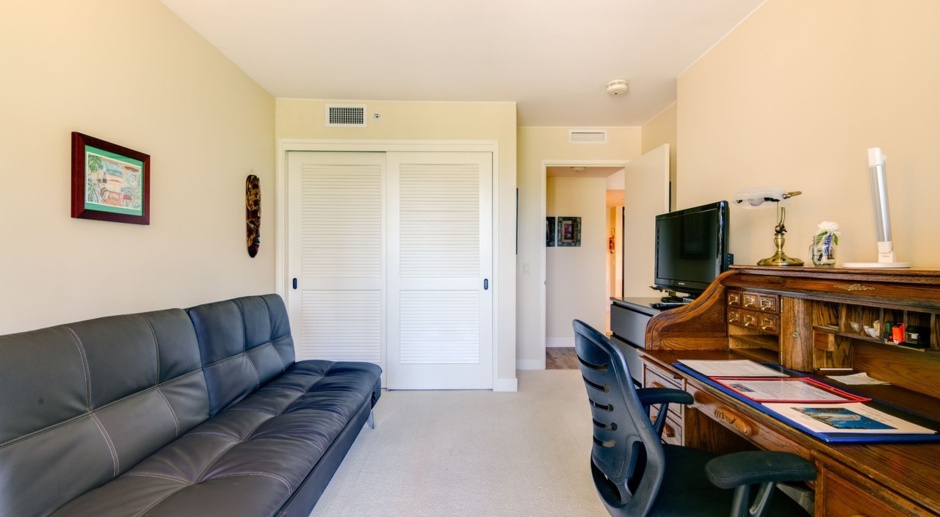 Fully Furnished 2 bedroom in Waikiki! One-Month pricing available! 