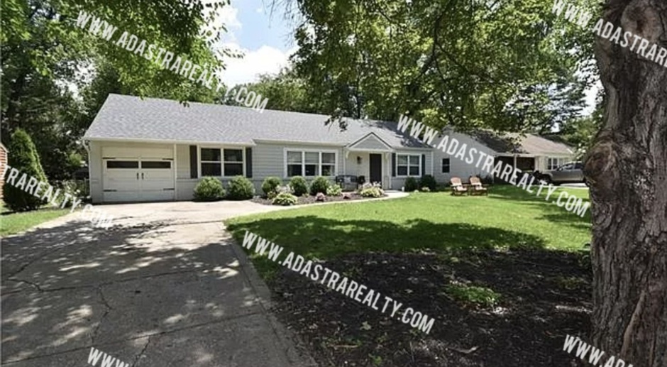 Beautiful Ranch Home in Prairie Village-Available in APRIL!!
